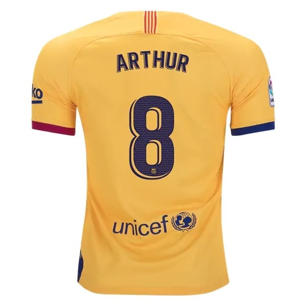 Camiseta Barcelona NO.8 Arthur 1ª 2019/20 Azul Rojo